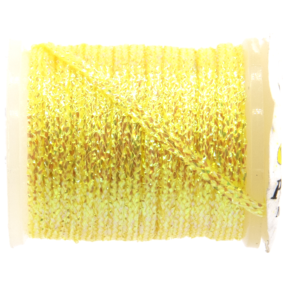 Veniard Flat Braid Pearl Yellow Fly Tying Materials